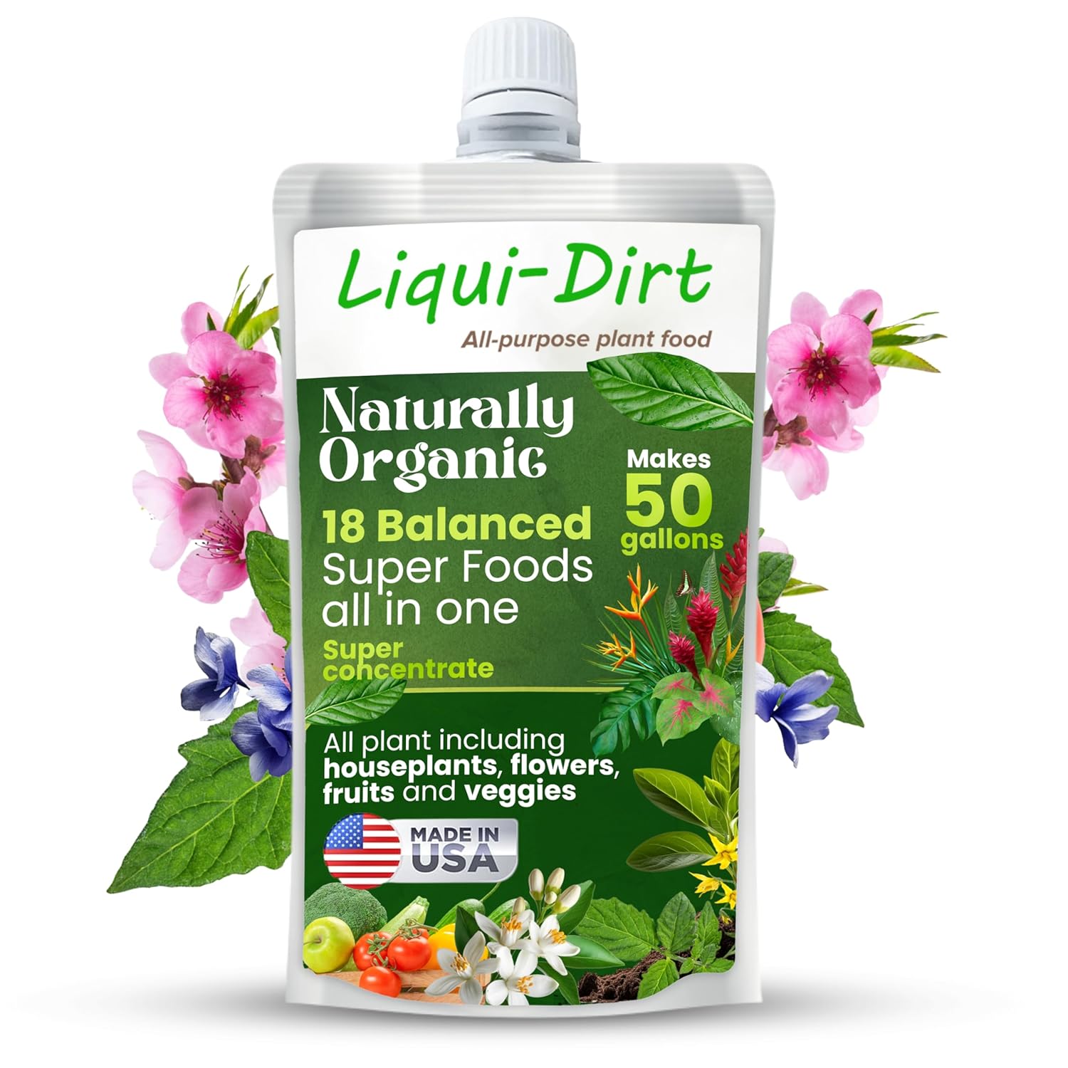 Naturally Organic Plant Food Fertilizer